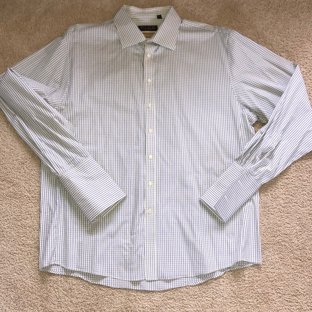 Men’s Thomas Pink button down dress shirt